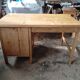 English desk in old pine