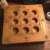 Carved candle holder "Pierre de Jaisalmer"