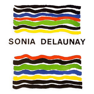 Sonia Delaunay, 1970, original Mourlot lithograph for “20th century”
