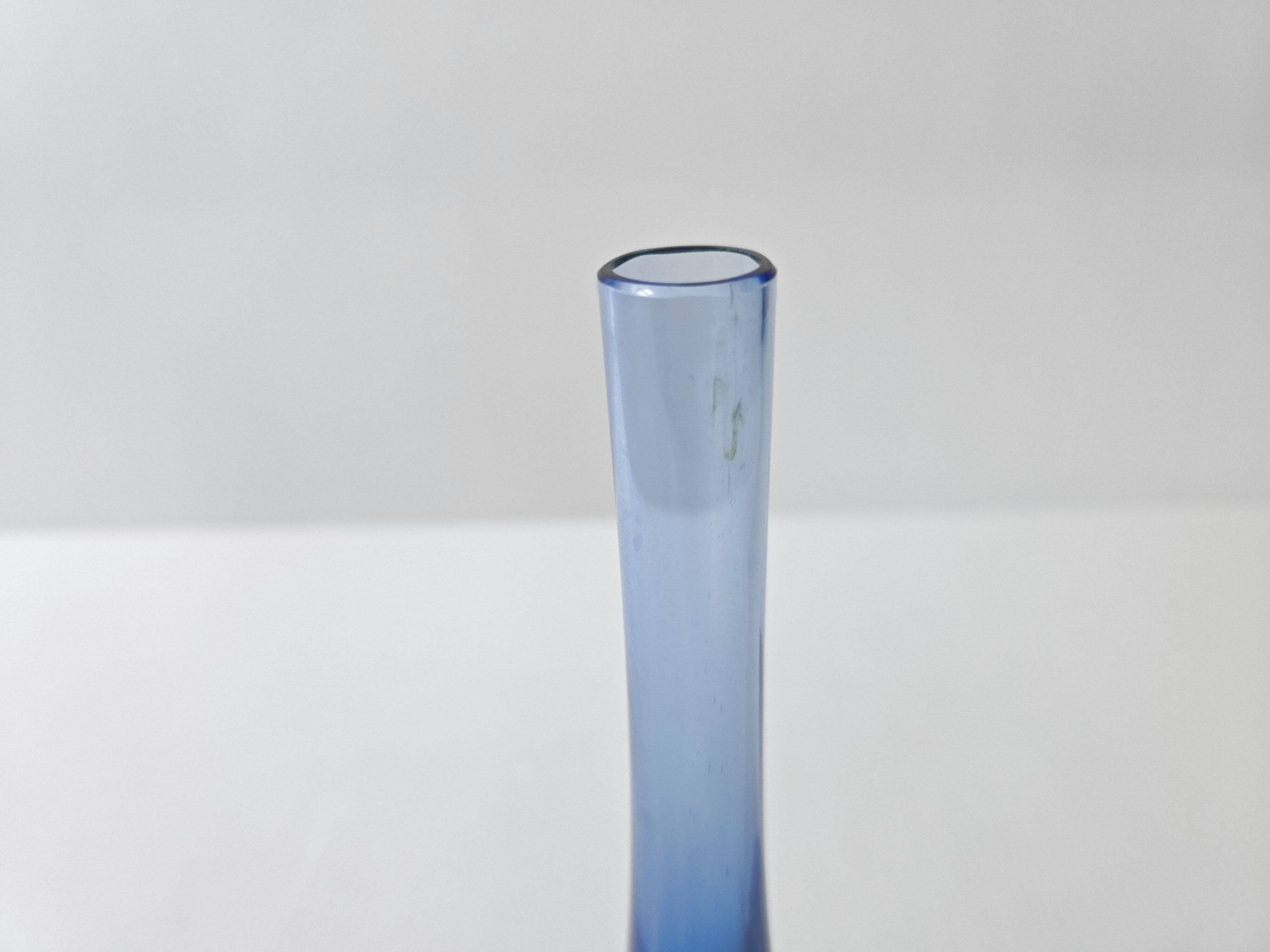 Vase soliflore en verre de Murano Sommerso 1960