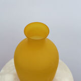 Yellow shortbread vase