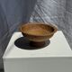 Small bowl on a pedestal made of woven Indonesian rattan D18 H9