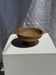 Small bowl on a pedestal made of woven Indonesian rattan D18 H9