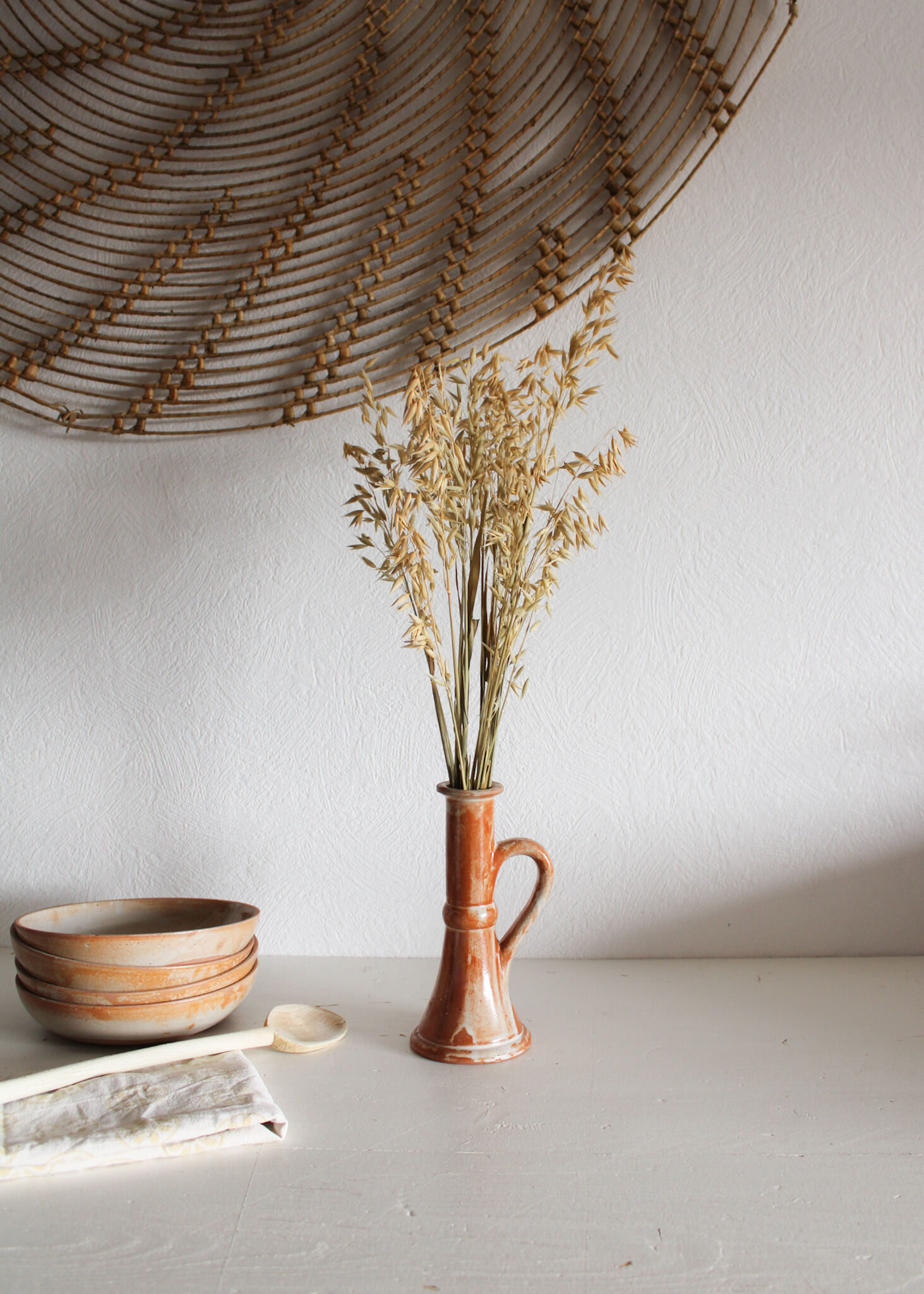 Sandstone candle holder