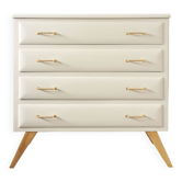 Vintage chest of drawers compass feet