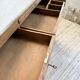 Oak and marble counter 1950