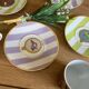 4 cups and saucers porcelain Menard de Noblat - shopping series