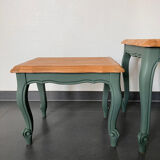 Tables gigognes marqueterie rénovées