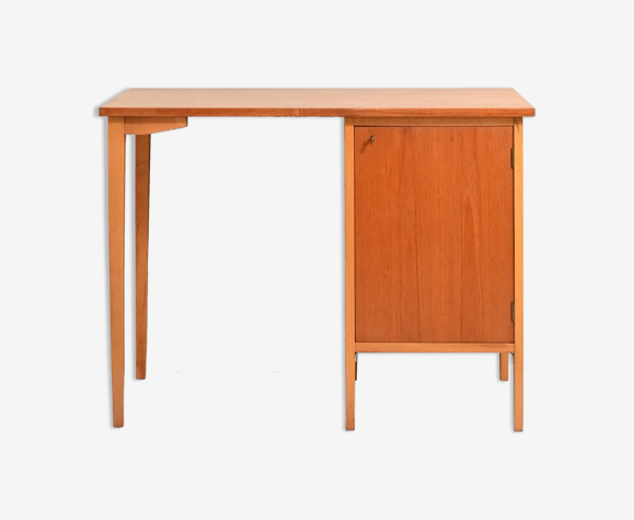 Bureau vintage en teck et chêne