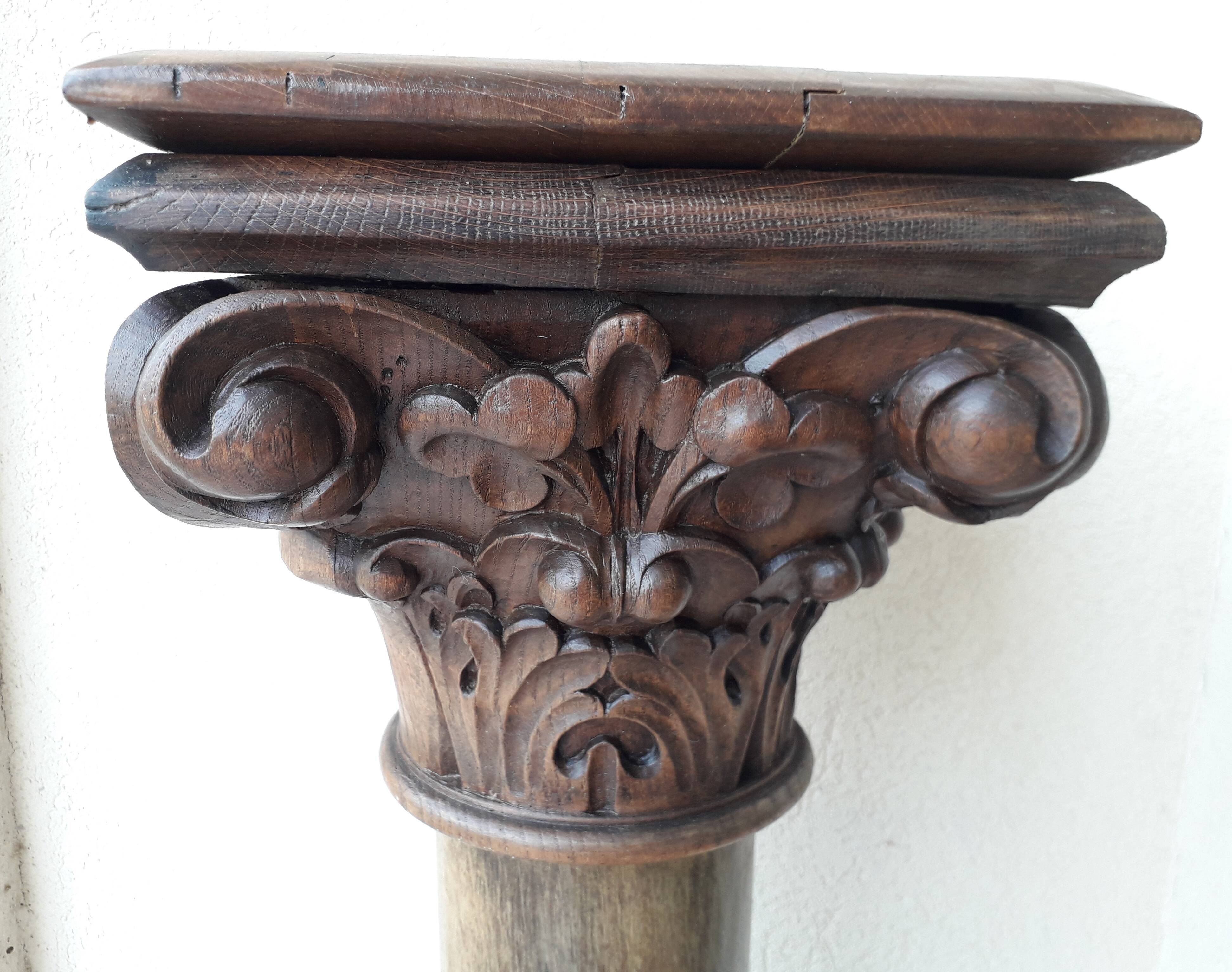 Wooden column