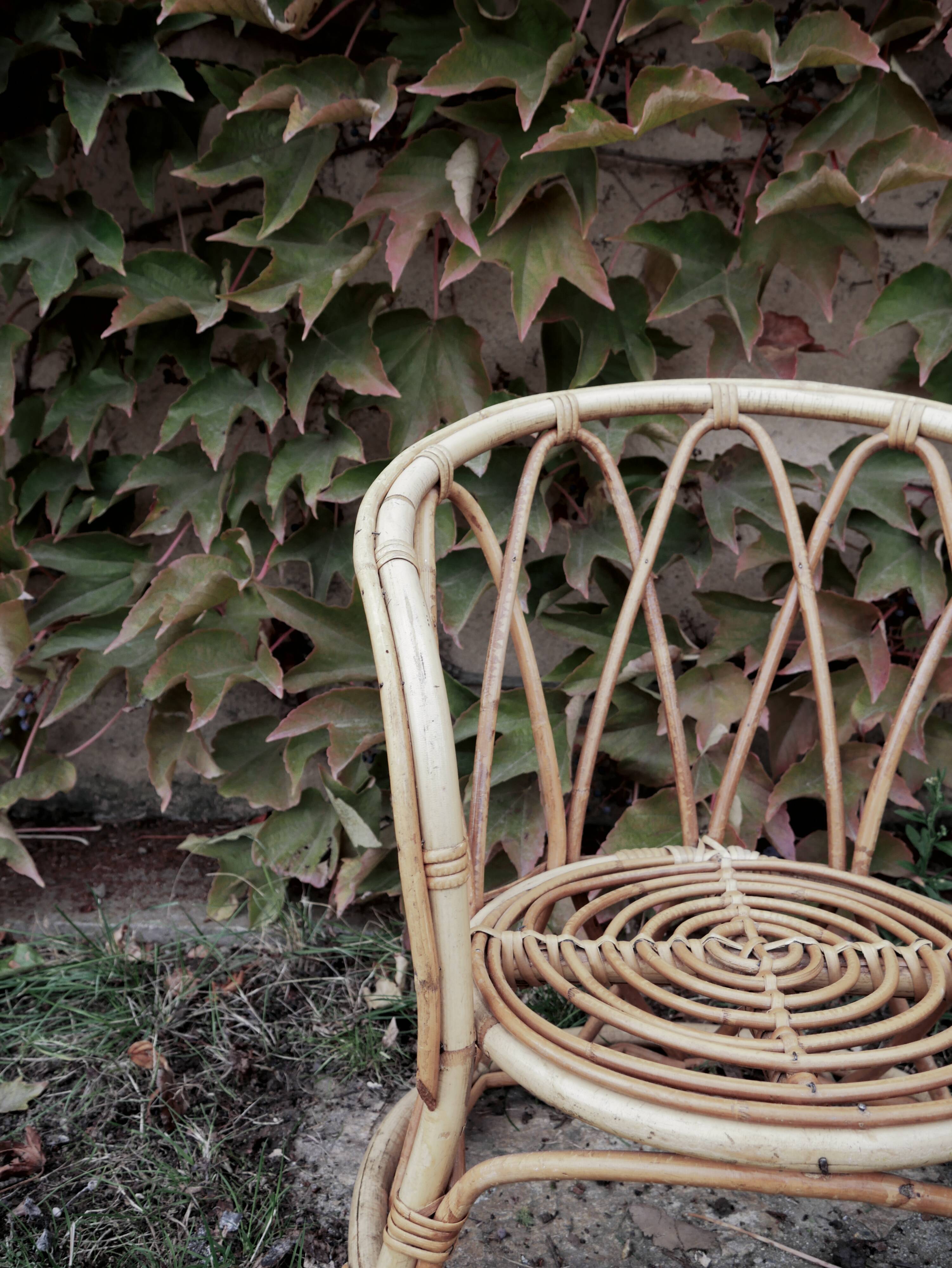 Rattan child chair