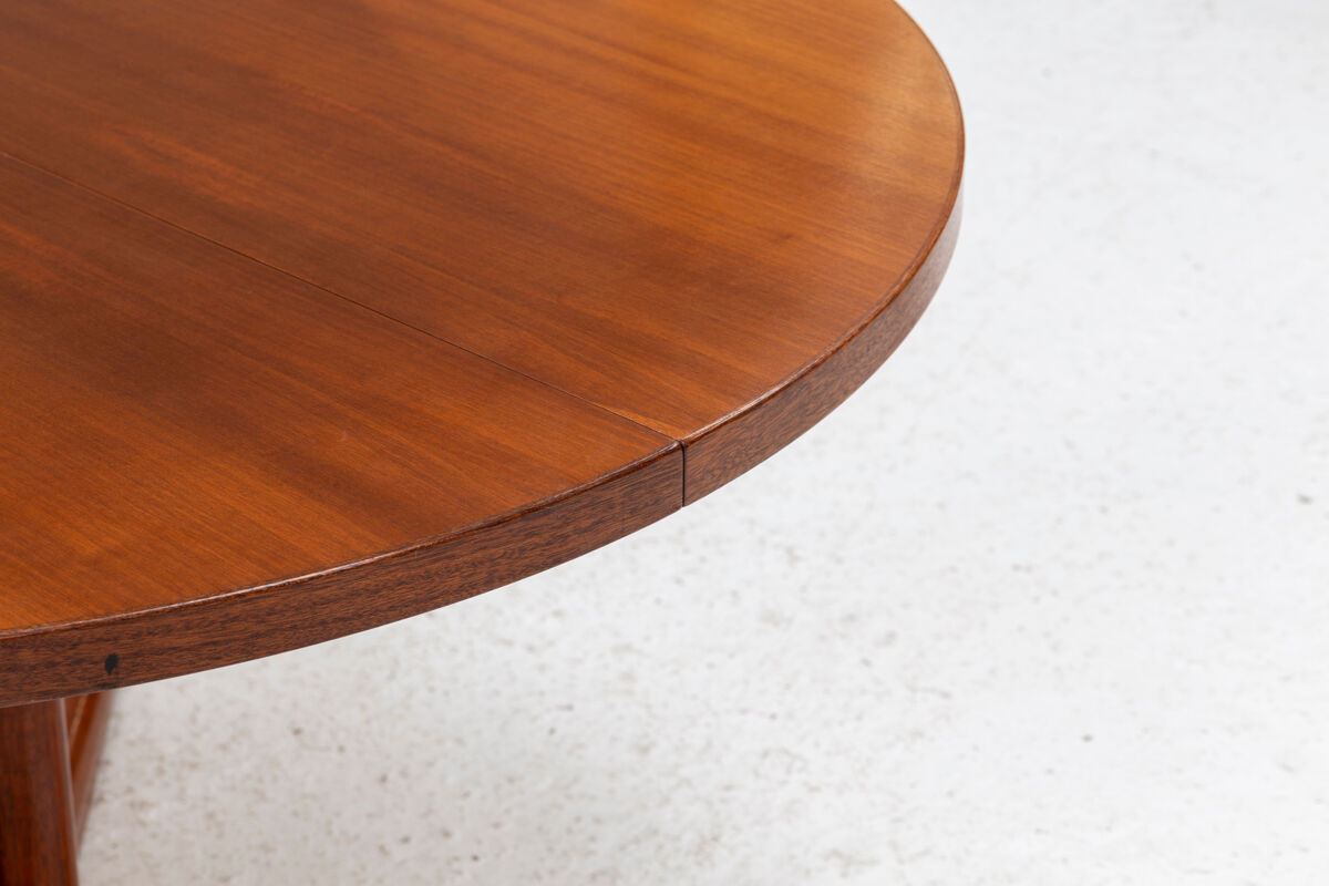 Round to oval danish dining table, Denmark, 1960’s