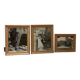 Set de trois photos noir et blanc 1950