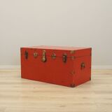 Commode rouge, design scandinave, années 1950