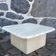 Table d'appoint en travertin
