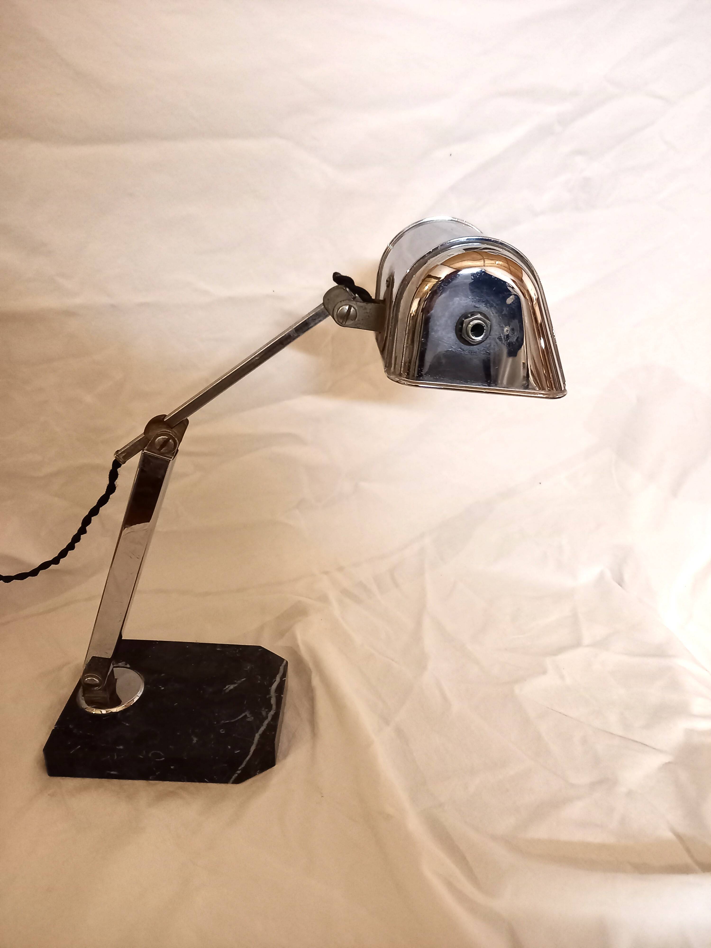 Art deco “Pirouette” desk lamp for Fare, 1930s