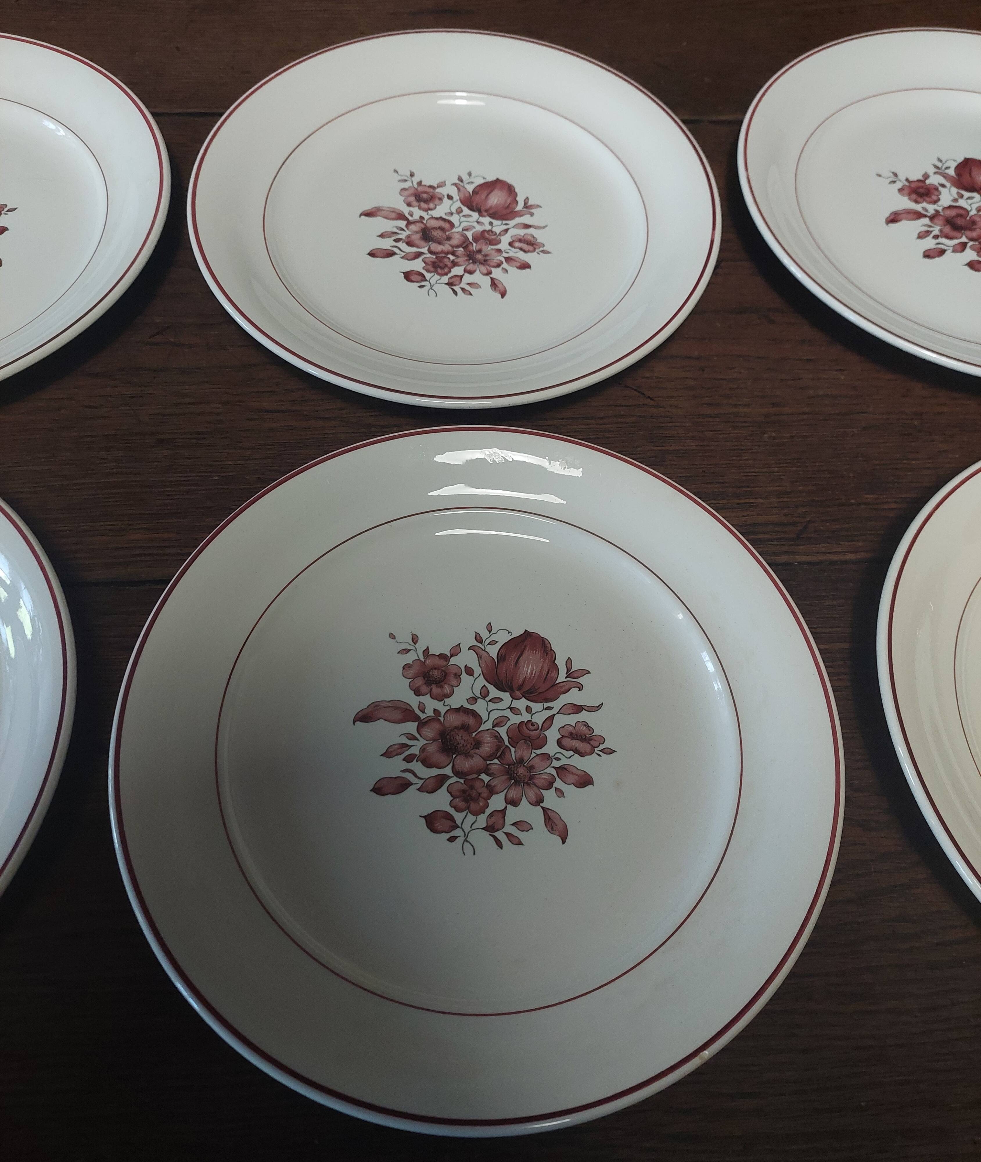 Villeroy & Boch Flora dinner plates, set of six