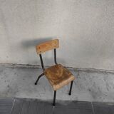 Chaise écolier enfant chaise de maternelle 1960