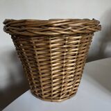 XL wicker planter from basket makers 1960