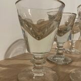 6 verres à liqueur typé absinthe
