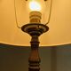 Vintage brass table lamp, circa 1940s - 1950s