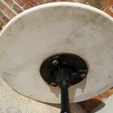 Old Parisian bistro table pedestal table