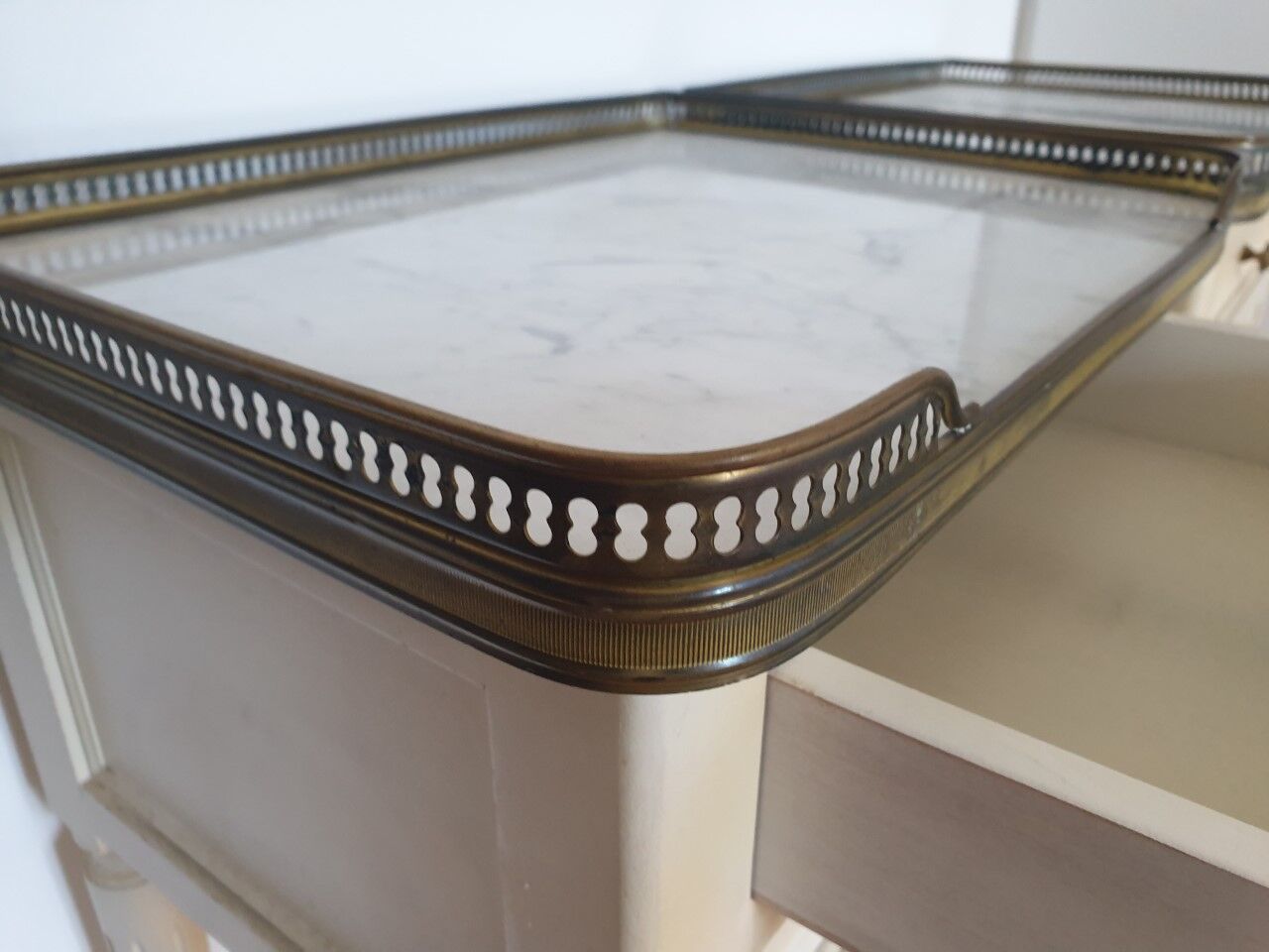 Pair of ancient bedside tables