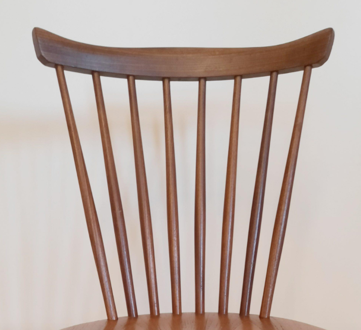 Set of 4 SH41 dining table chairs by Yngve Ekström for Nesto Pastoe 1960