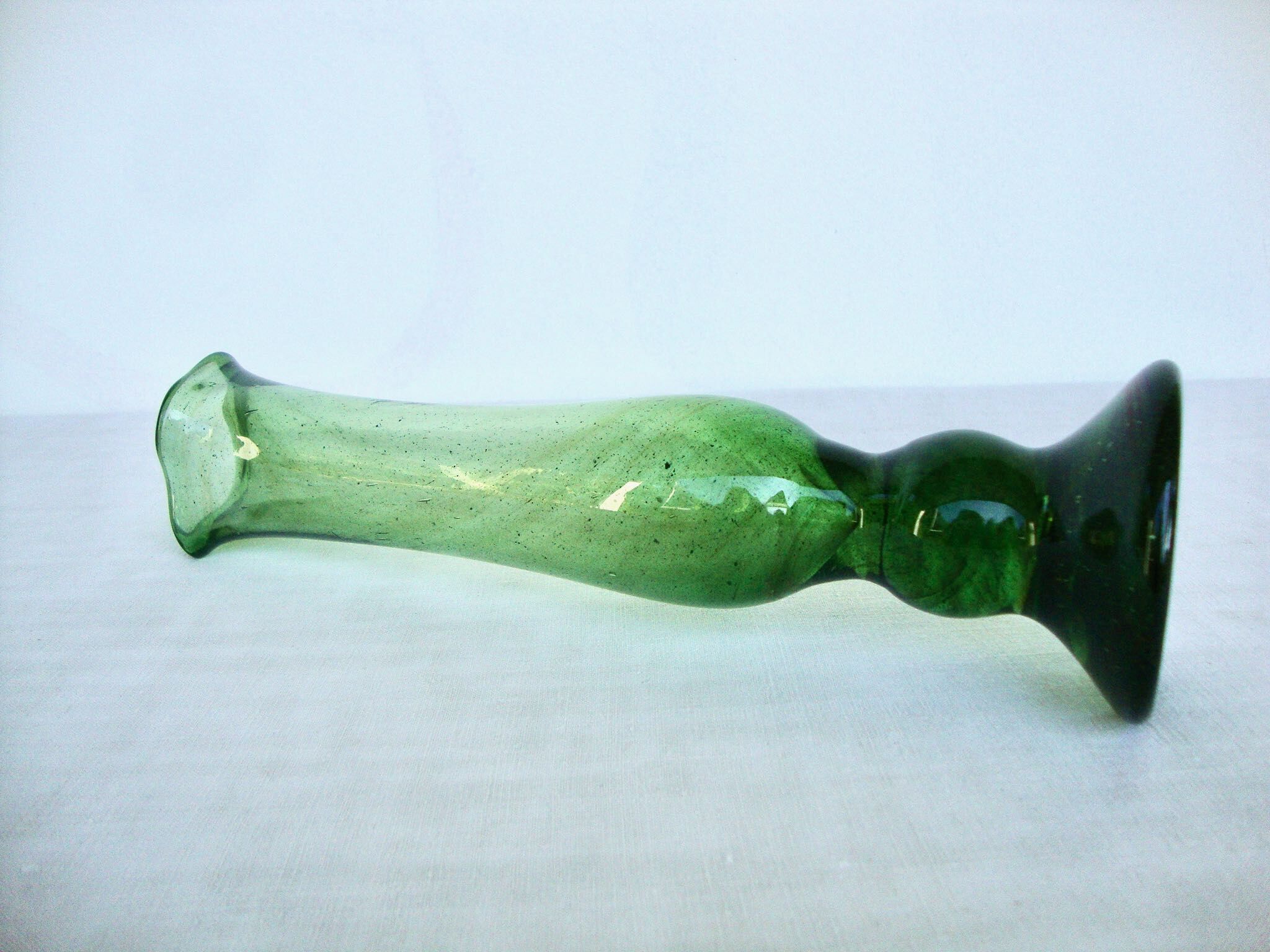Blown glass vase