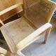 Chaises Olivo Pietro 70' cannage et bois