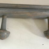 Patinated wooden coot rack