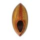 Sculptural ceramic vase in vintage Italian style by Roberto Rigon for Bertoncello Model 137.