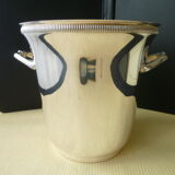 Silver metal champagne bucket "goldsmiths of france"