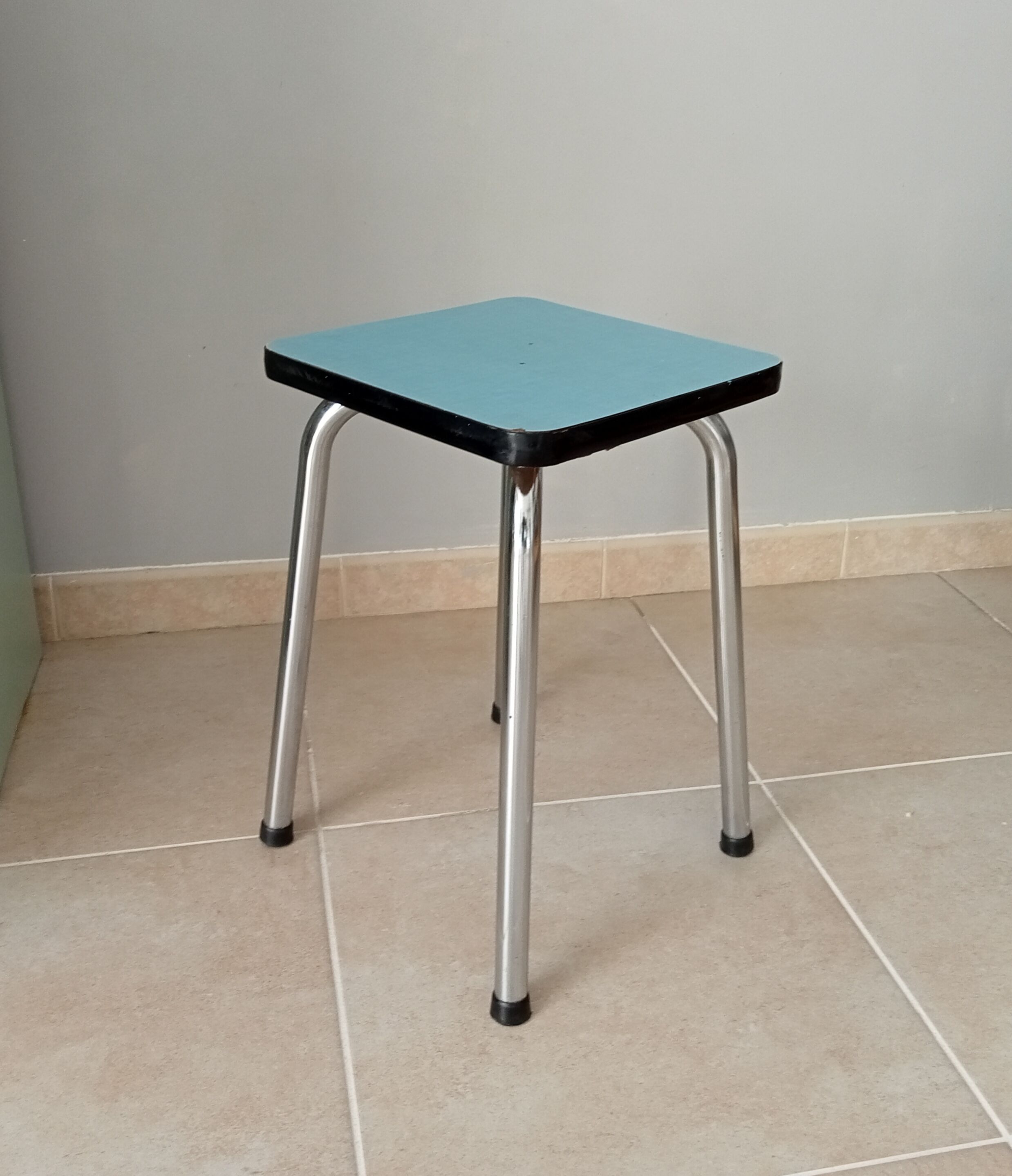 Vintage formica stool 80s