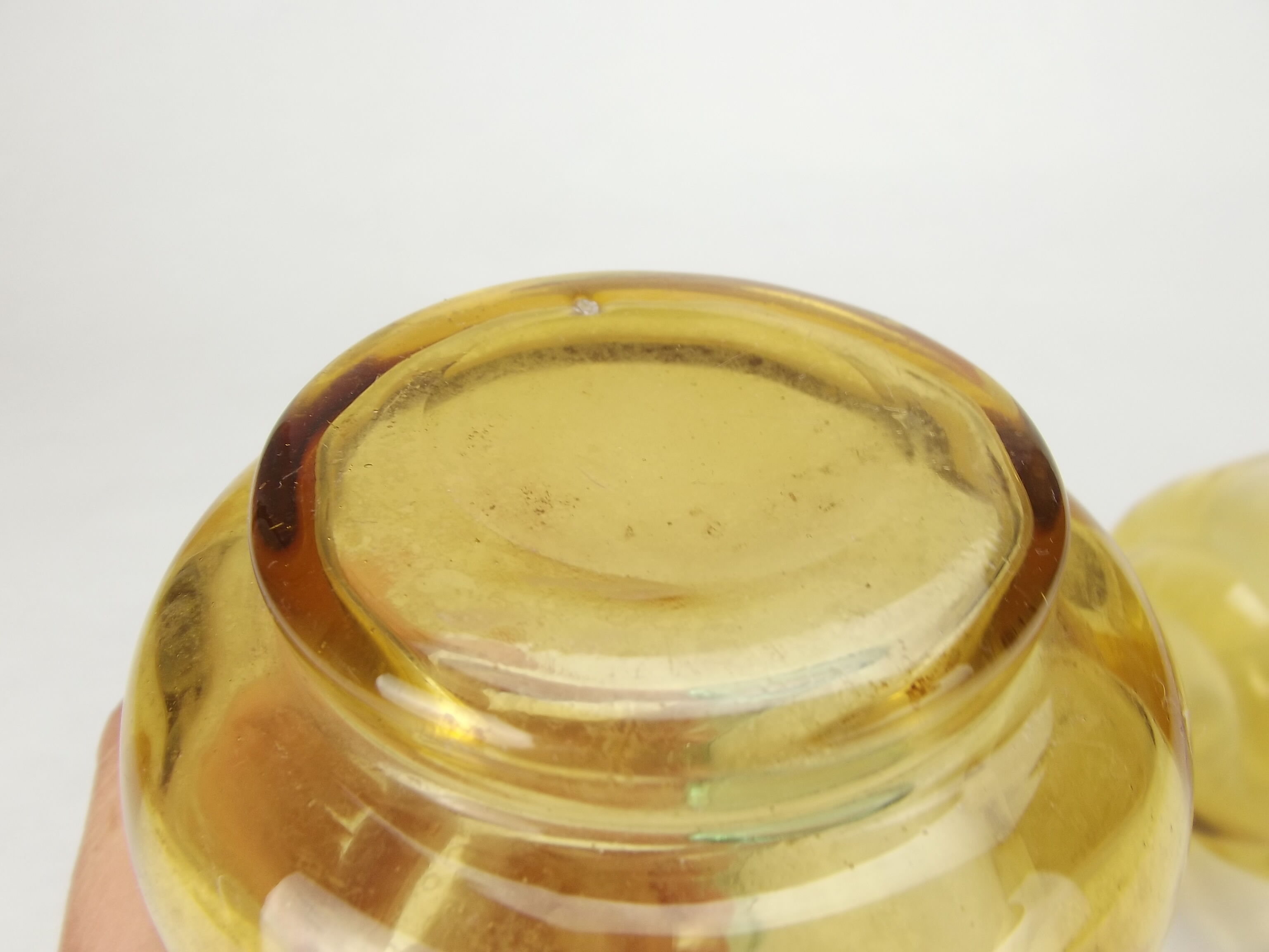 Old pair of George Sand decanters, Cristal de Portieux