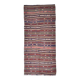 5x11 Red Blue Vintage Kilim Rug 149x326Cm