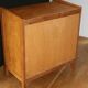 Chest of drawers with 4 drawers, light oak, 1960.