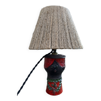 Lampe en céramique par Thérèse Bataille, 1960