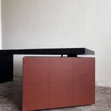 Bureau C.e.o. cube conçu par Lella & Massimo Vignelli pour Poltrona Frau, italie années 1990