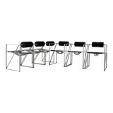 Set of 6 "Seconda 602" Chairs by Mario Botta for Alias, 1980s