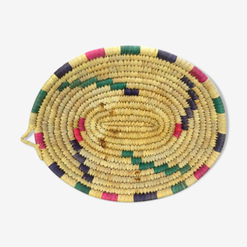 Panier à spirale ovale vintage
