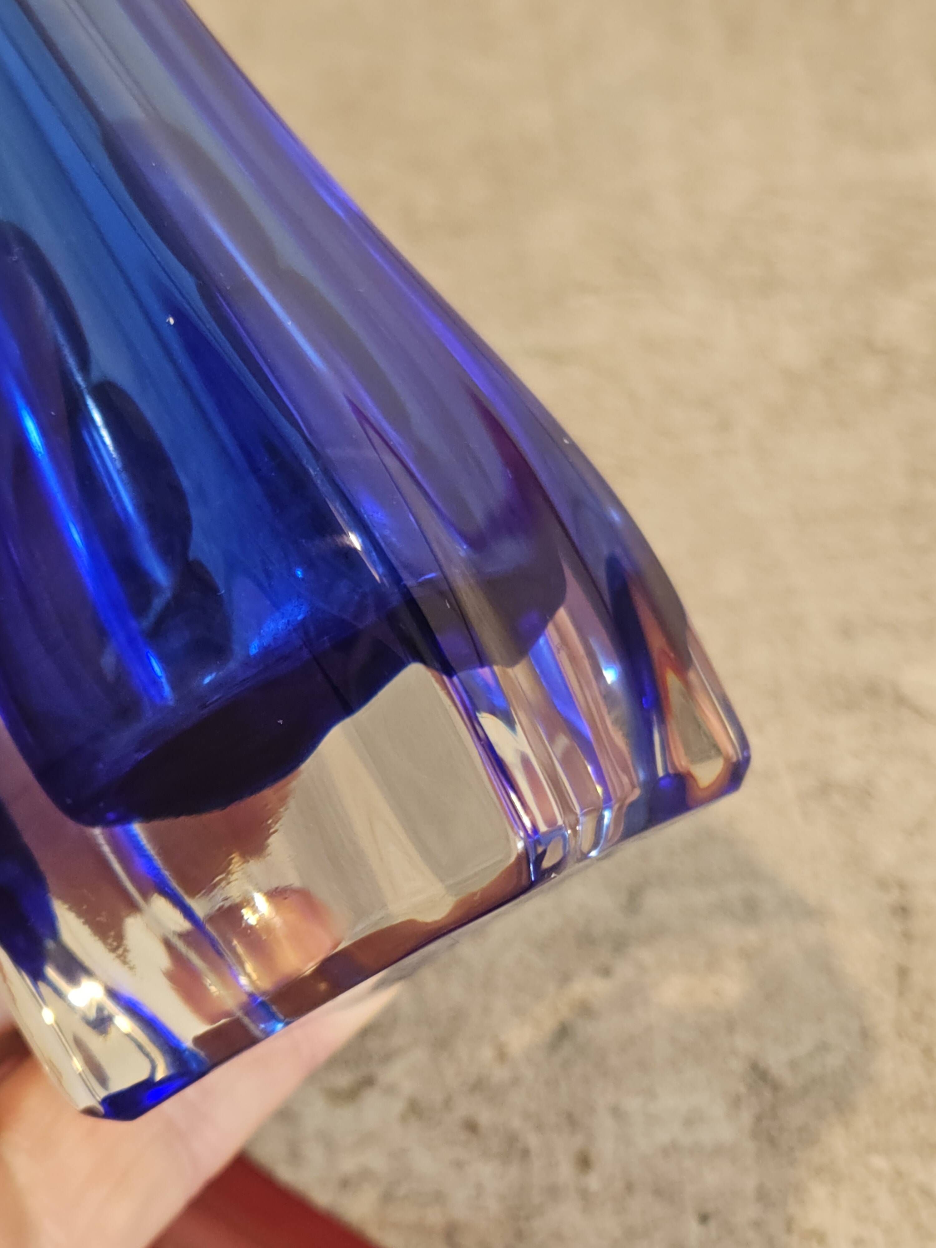 Crystal vase J.G. Durand