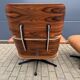 2 x Vitra Eames Lounge Chair XL + Ottoman, Cognac leather & Santos Rosewood