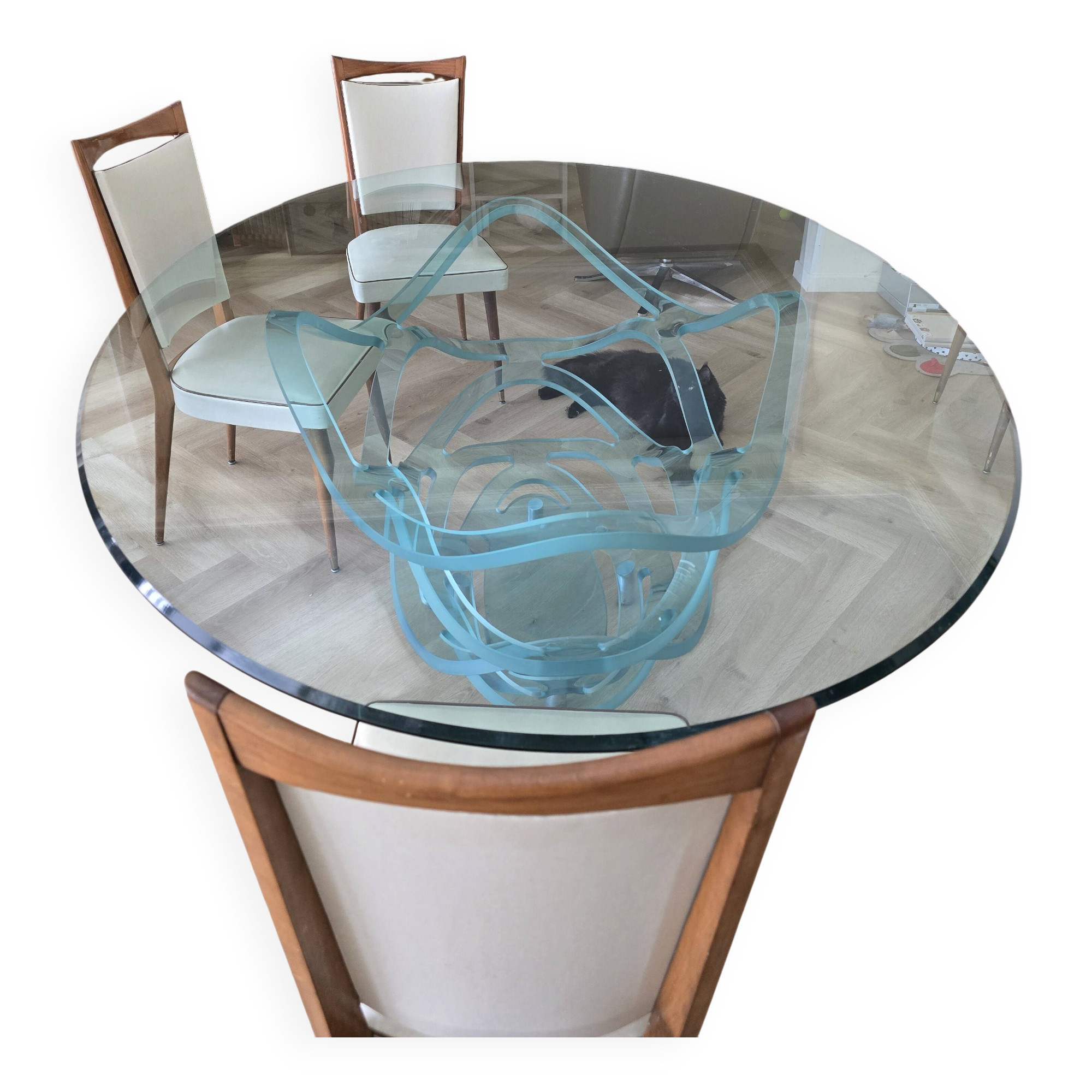 Table de repas Neolitico 72 ovale