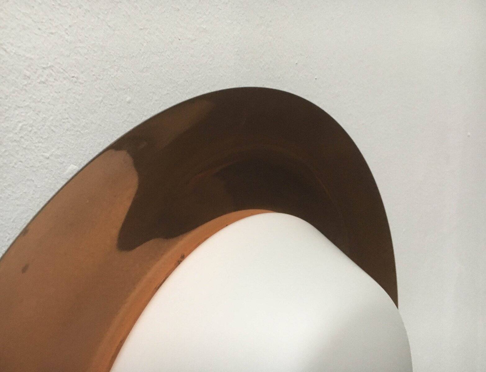 Mid-Century Copper Ceiling Lamp by BUR, Bünte & Remmler