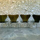 Suite of 4 chairs 3107 olive color, series 7 Arne Jacobsen for Fritz Hansen 1978