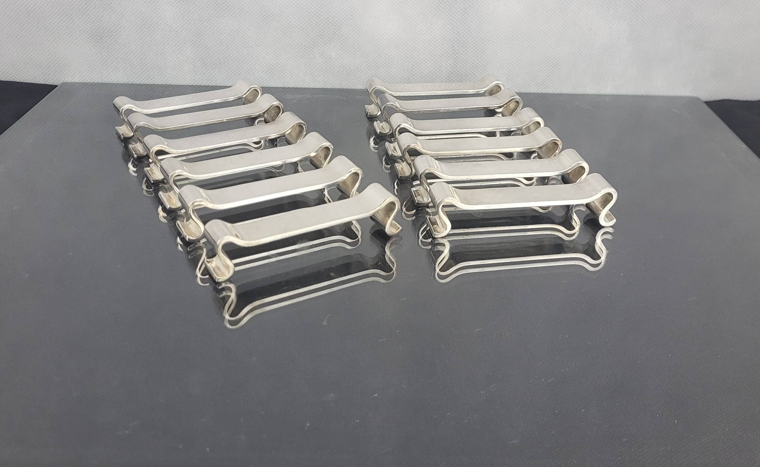 12 Christofle Gallia knife holders