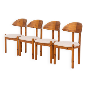 Ensemble de 4 chaises en pin par Vamdrup Stolefabrik