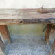 Old carpenter's workbench