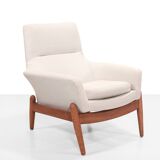 Oak PD30 lounge chair by Ib Kofod Larsen for Bovenkamp